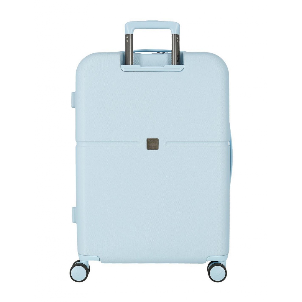 ABS Cestovný kufor PEPE JEANS ACCENT Azul, 70x48x28cm, 79L, 7699234 (medium exp.)