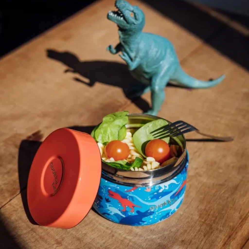 Quokka Whim, Nerezová termonádoba na jídlo DINOSAUR, 360ml, 40096