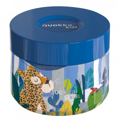 Quokka Kids Whim, Nerezová termonádoba na jedlo Jungle, 360ml, 40097 Quokka Kids Whim, Nerezová termonádoba na jedlo Jungle, 360ml, 40097
