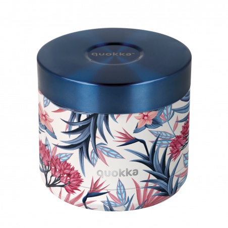 Quokka Whim, Nerezová termonádoba na jedlo Blue Garden, 600ml, 40112