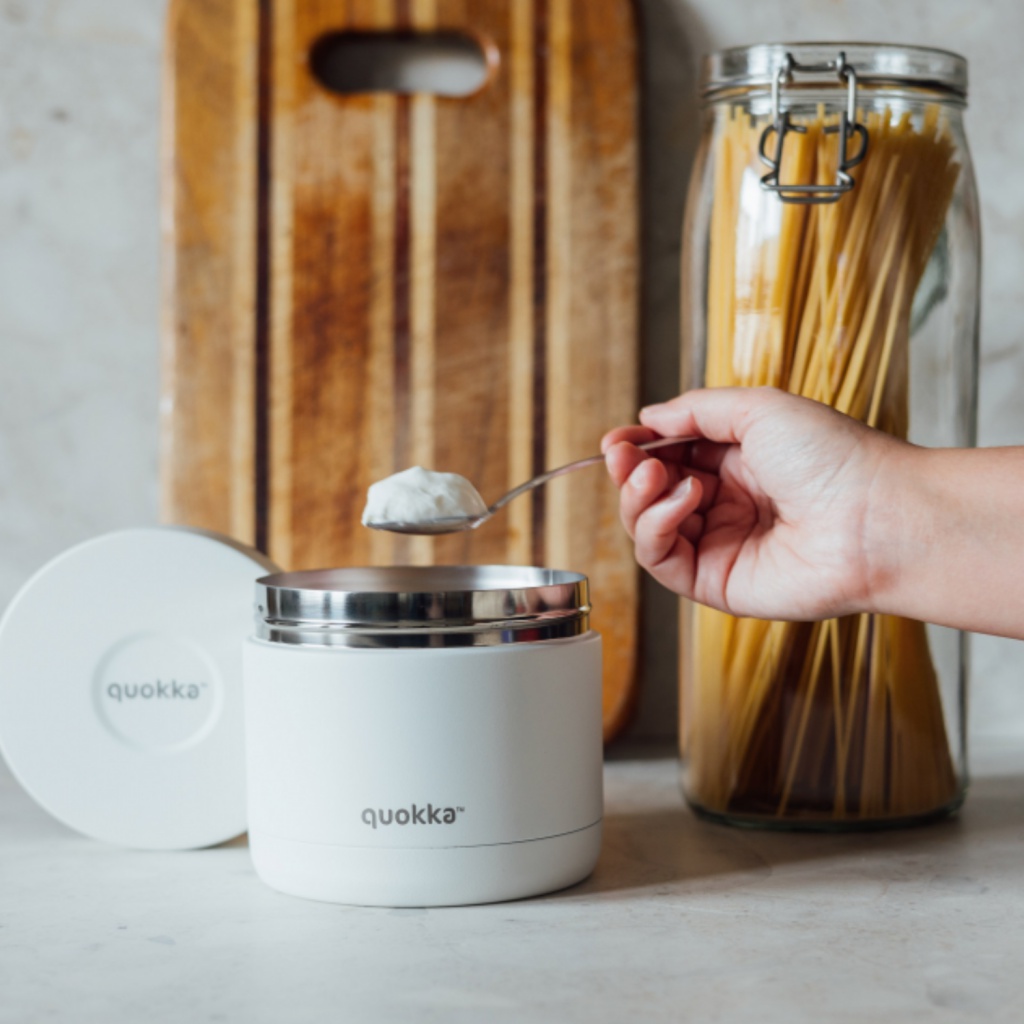 Quokka Whim, Nerezová termonádoba na jídlo Ivory, 600ml, 40115