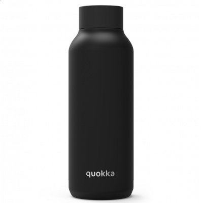 Quokka Solid, Nerezová fľaša / termoska Jet Black, 510ml, 11825 Quokka Solid, Nerezová fľaša / termoska Jet Black, 510ml, 11825