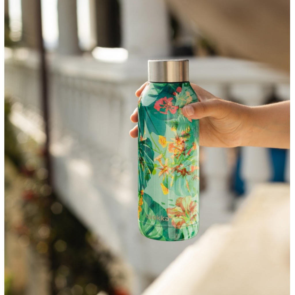 Quokka Solid, Nerezová láhev / termoska Tropical, 510ml, 11889