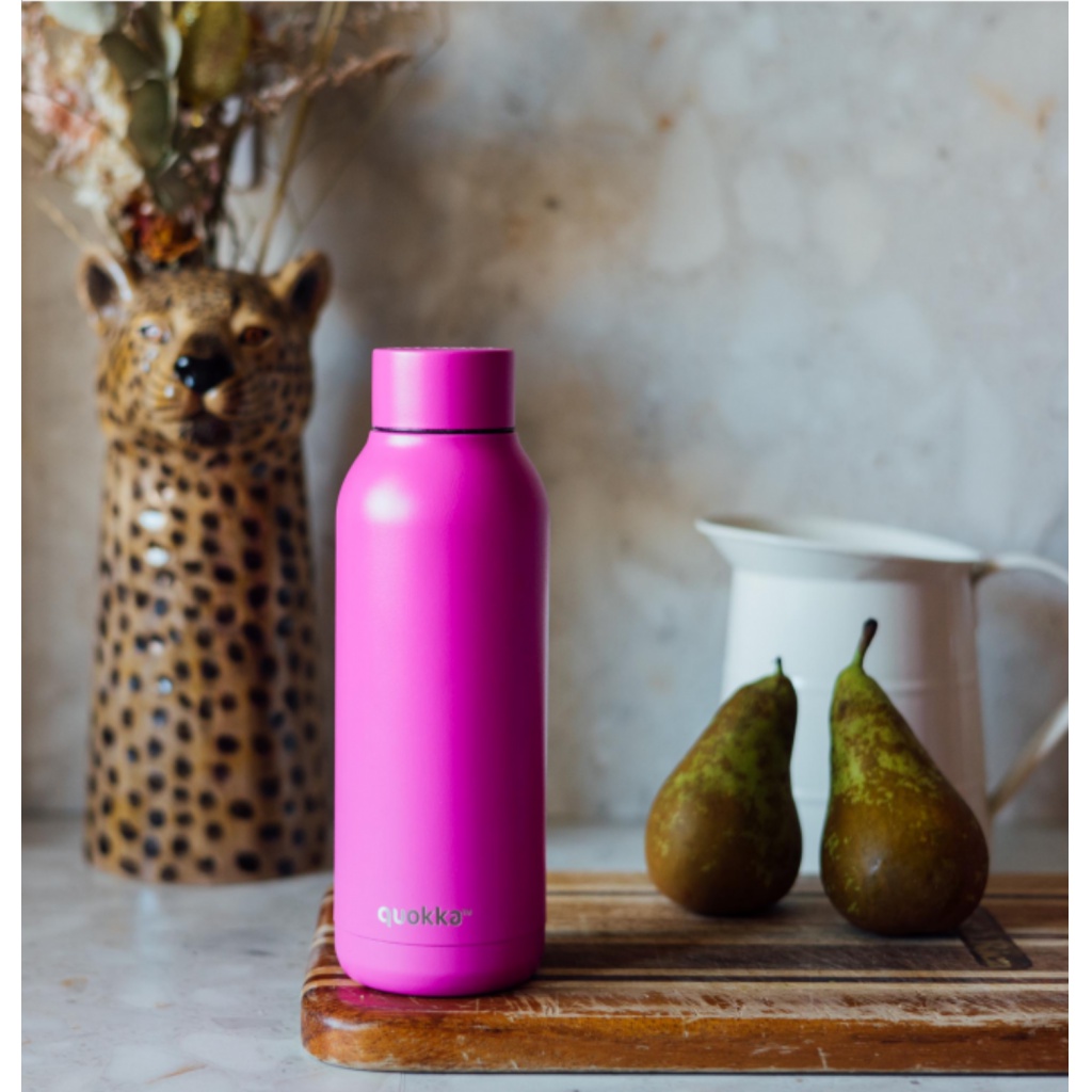 Quokka Solid, Nerezová fľaša / termoska Purple, 510ml, 11696
