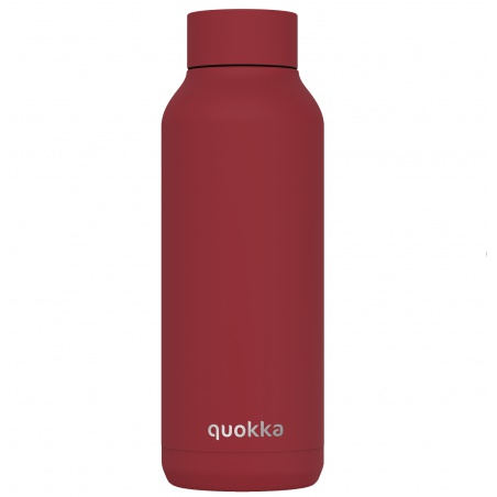 Quokka Solid, Nerezová fľaša / termoska Firebrick Red, 510ml, 11996