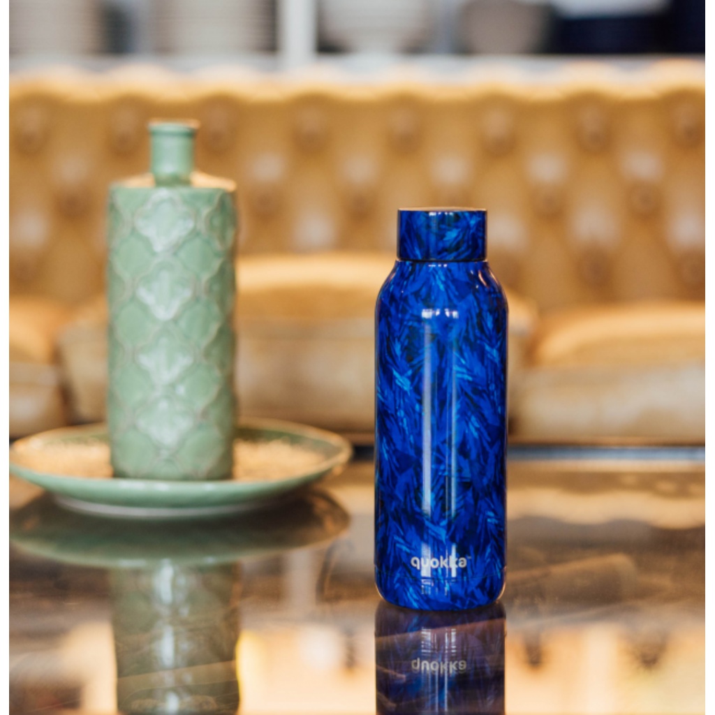 Quokka Solid, Nerezová fľaša / termoska Night Forest, 510ml, 11985