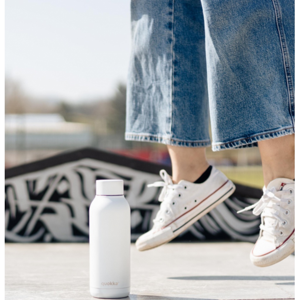 Quokka Solid, Nerezová láhev / termoska White, 510ml, 11992