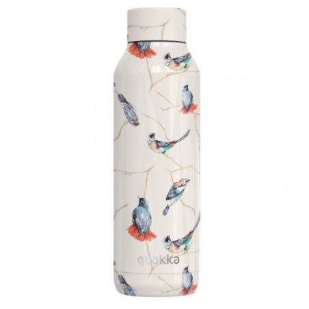 Quokka Solid, Nerezová fľaša / termoska Birds, 510ml, 11986