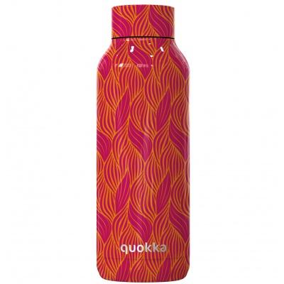 Quokka Solid, Nerezová fľaša / termoska Orange Bloom, 510ml, 11898 Quokka Solid, Nerezová fľaša / termoska Orange Bloom, 510ml, 11898