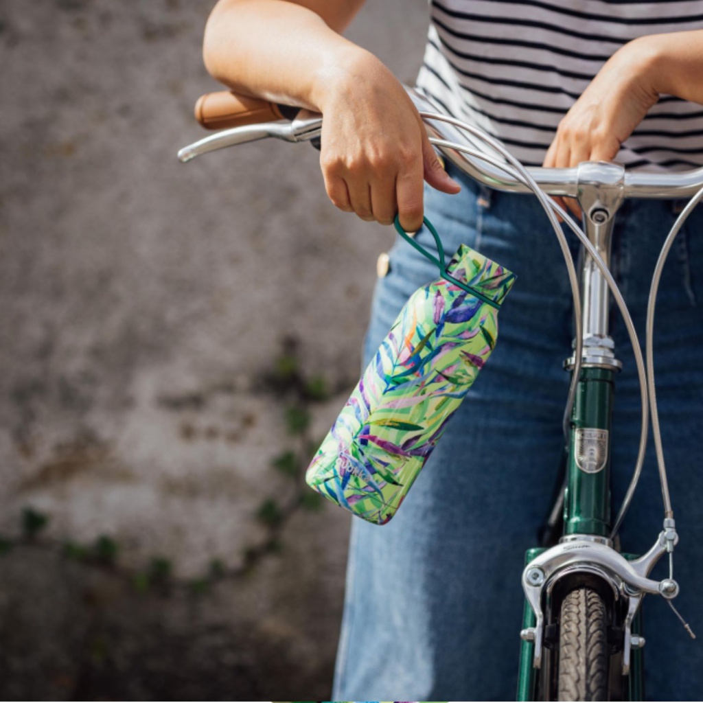 Quokka Solid, Nerezová láhev / termoska s poutkem Color Nature, 510ml, 40180