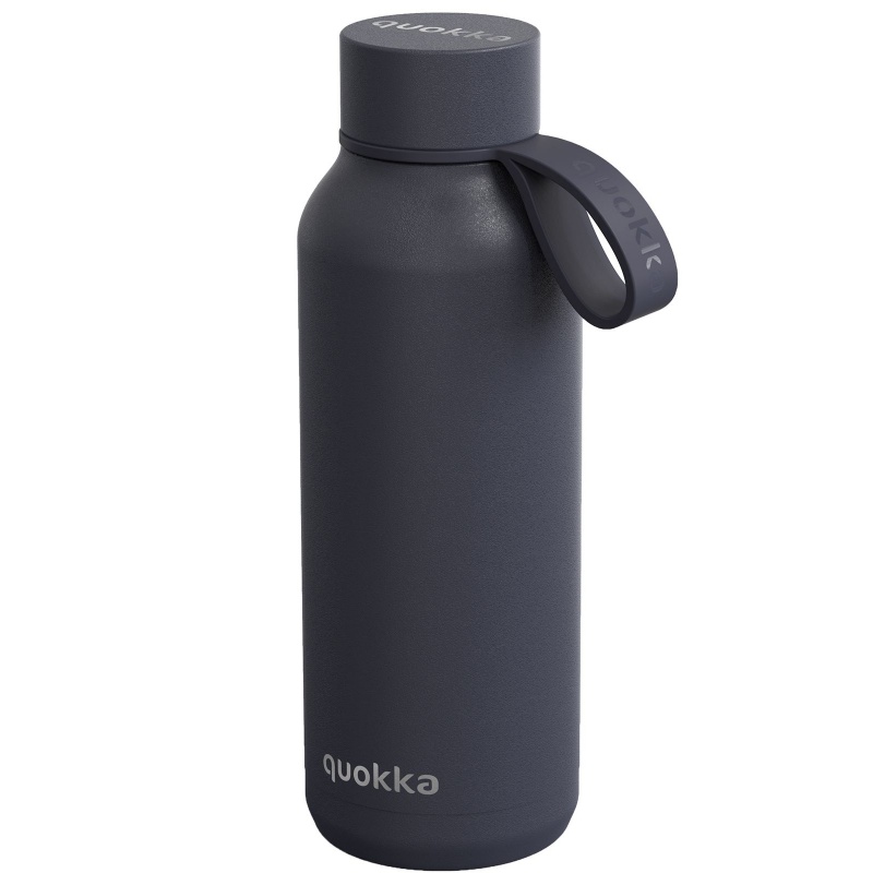 Quokka Solid, Nerezová fľaša / termoska s pútkom Slate, 510ml, 40184 Quokka Solid, Nerezová fľaša / termoska s pútkom Slate, 510ml, 40184