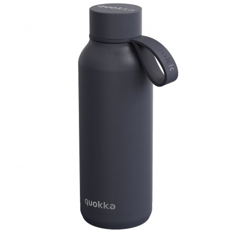 Quokka Solid, Nerezová fľaša / termoska s pútkom Slate, 510ml, 40184