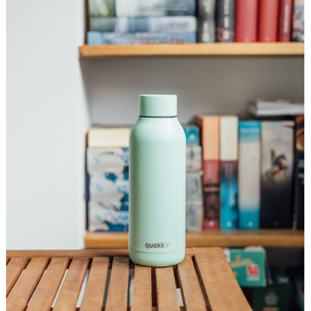 Quokka Solid, Nerezová fľaša / termoska Mint, 510ml, 11998
