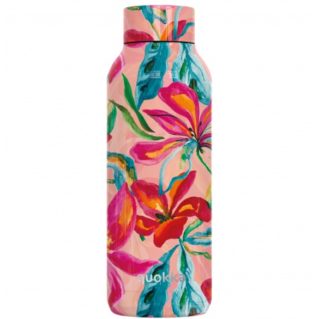 Quokka Solid, Nerezová láhev / termoska Tropical Bloom, 510ml, 12171