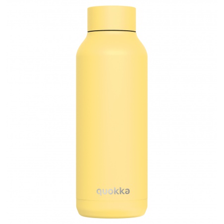 Quokka Solid, Nerezová láhev / termoska Light Yellow, 510ml, 11997