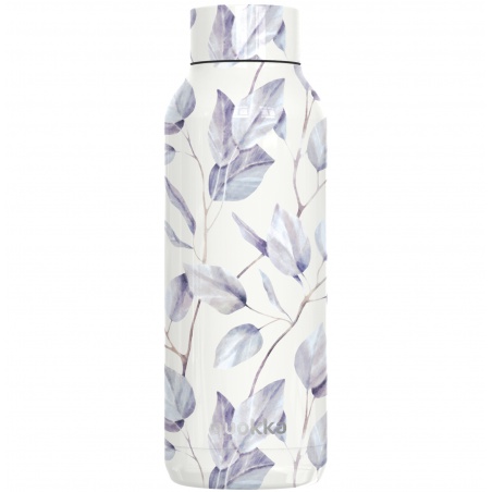 Quokka Solid, Nerezová láhev / termoska Gray Bouquet, 510ml, 12172