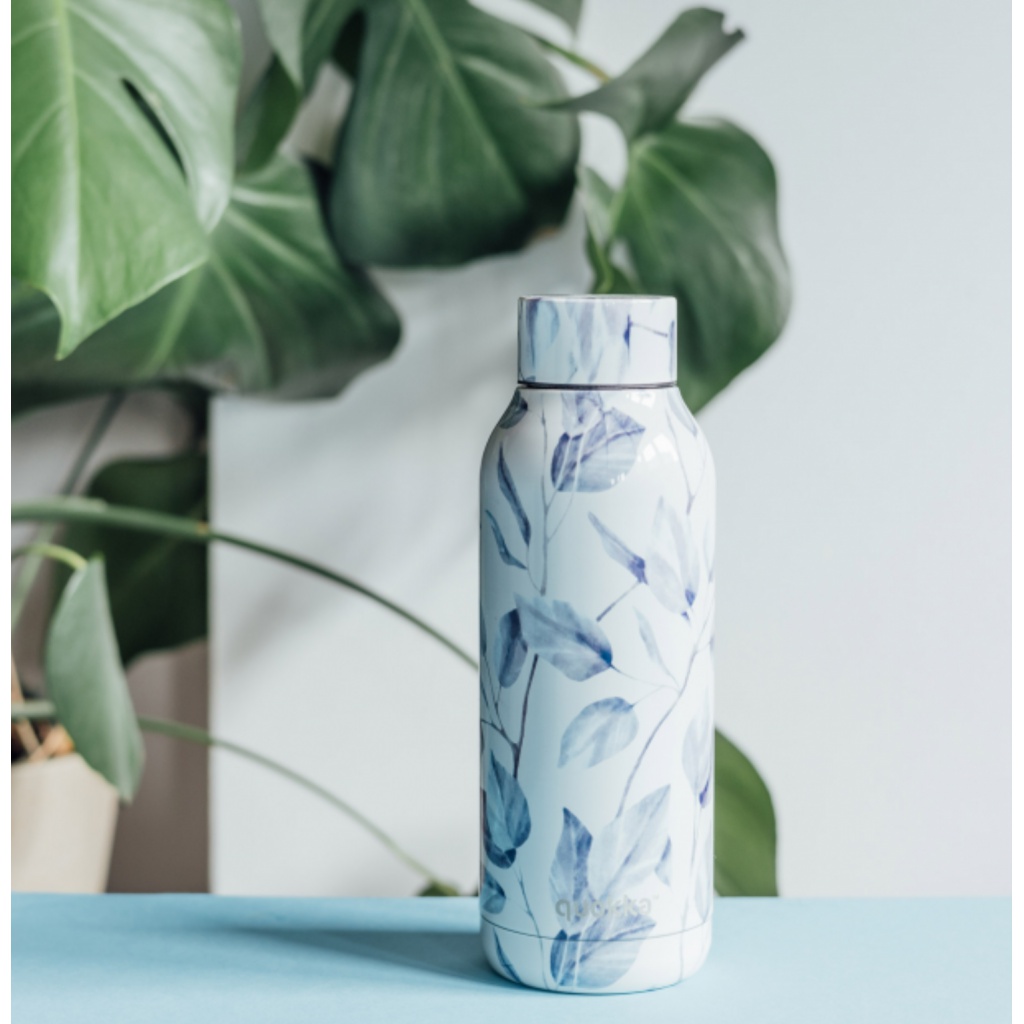 Quokka Solid, Nerezová láhev / termoska Gray Bouquet, 510ml, 12172