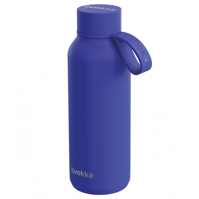Quokka Solid, Nerezová láhev / termoska s poutkem Dusk Blue, 510ml, 40186 Quokka Solid, Nerezová láhev / termoska s poutkem Dusk Blue, 510ml, 40186