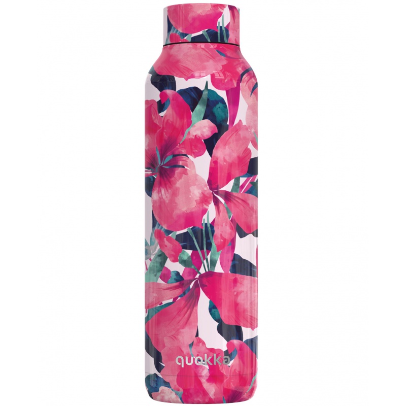 Quokka Solid, Nerezová fľaša / termoska Pink Bloom, 630ml, 12088 Quokka Solid, Nerezová fľaša / termoska Pink Bloom, 630ml, 12088