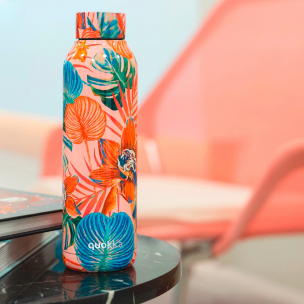 Quokka Solid, Nerezová láhev / termoska Orchid Pink, 630ml, 11869