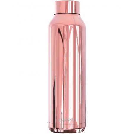 Quokka Solid, Nerezová fľaša / termoska Sleek Rose Gold, 630ml, 57602