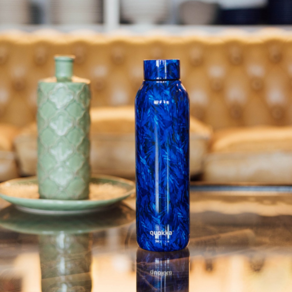 Quokka Solid, Nerezová láhev / termoska Night Forest, 630ml, 12085