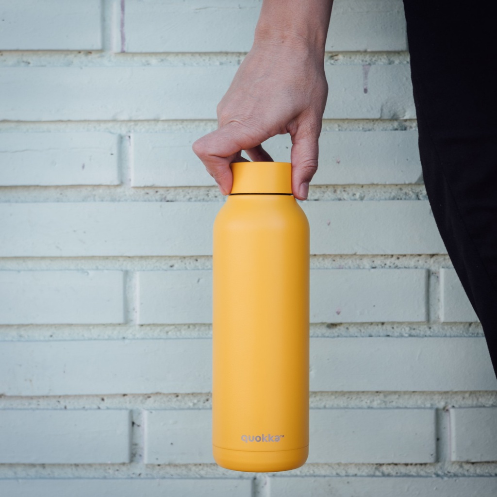 Nerezová termofľaša Quokka Solid Yellow 630 ml