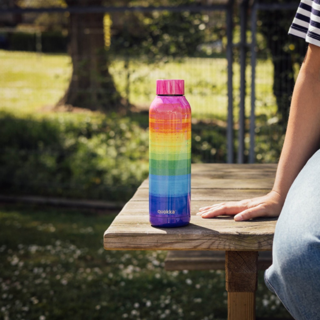 Quokka Solid, Nerezová fľaša / termoska Pride, 630ml, 12091