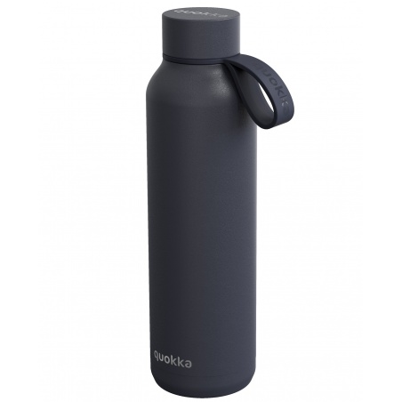 Quokka Solid, Nerezová fľaša / termoska s pútkom Slate, 630ml, 40174