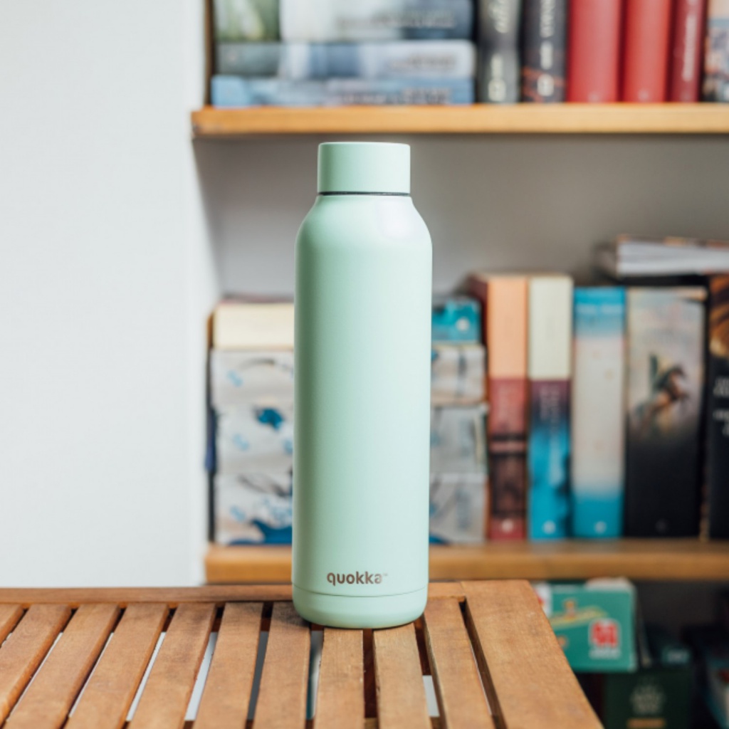 Quokka Solid, Nerezová láhev / termoska Mint, 630ml, 12098