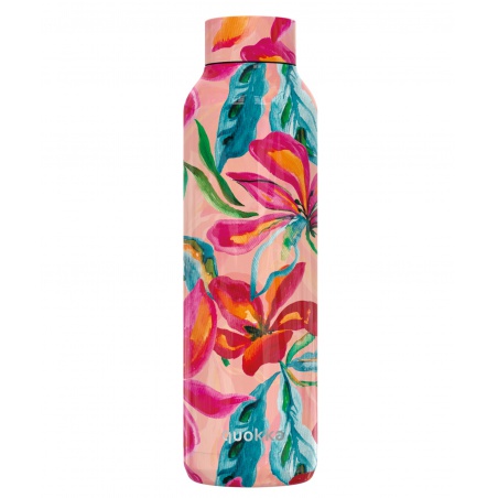 Quokka Solid, Nerezová láhev / termoska Tropical Bloom, 630ml, 12181