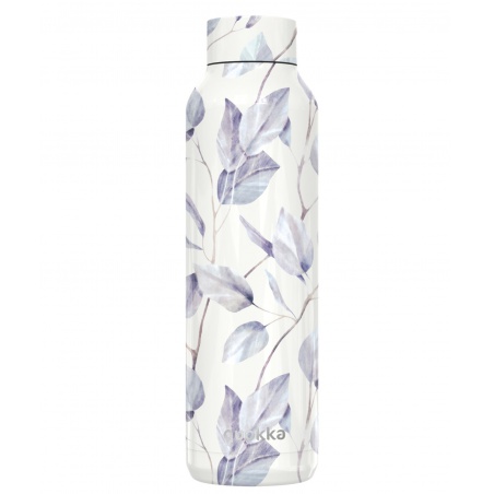 Quokka Solid, Nerezová láhev / termoska Gray Bouquet, 630ml, 12182