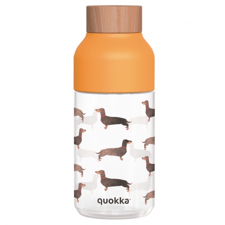 Quokka Ice, Plastová láhev Dachshund, 570ml, 06995