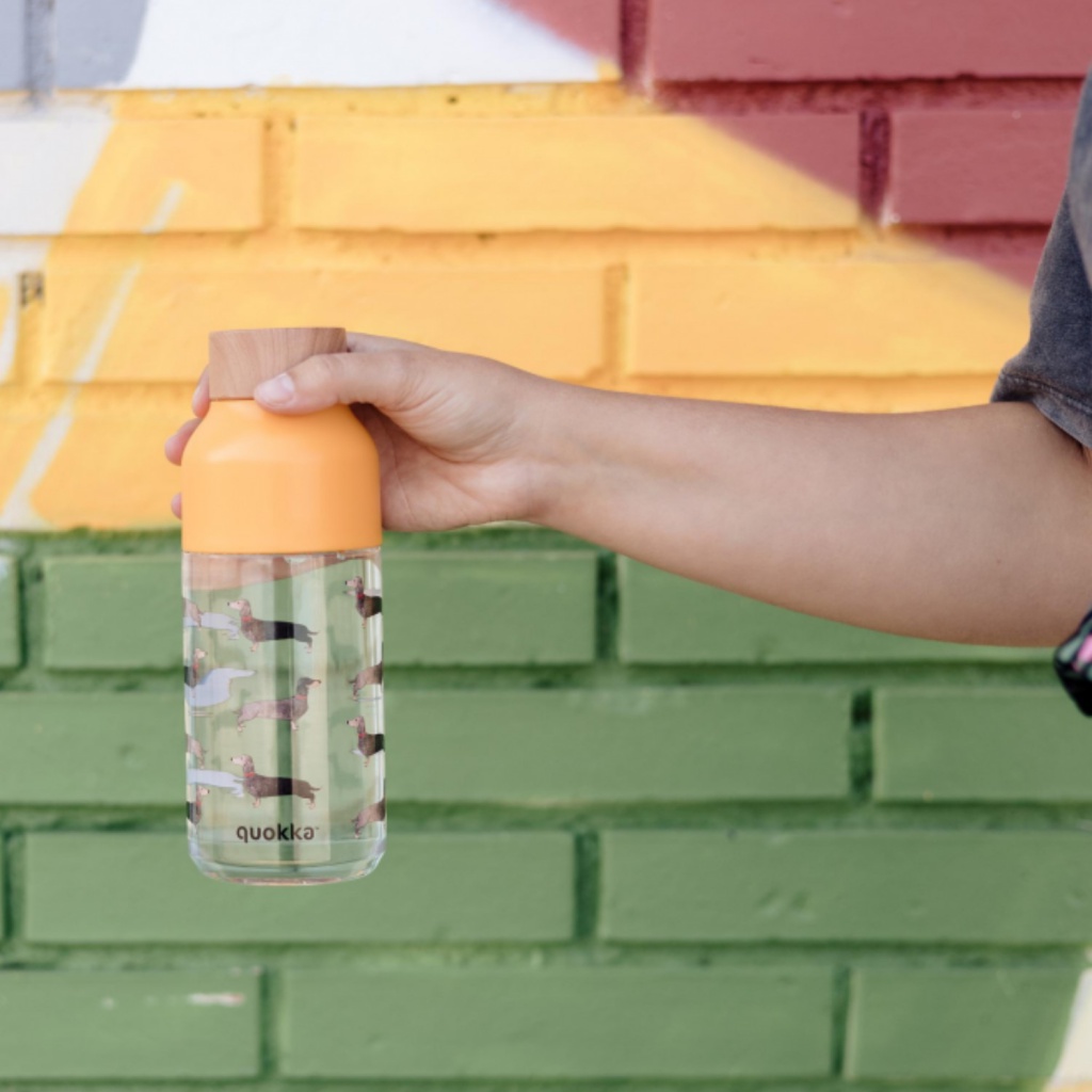 Quokka Ice, Plastová láhev Dachshund, 570ml, 06995