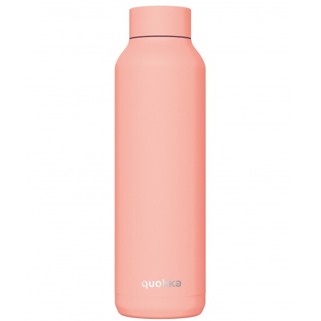 Quokka Solid, Nerezová láhev / termoska Pastel Peach, 850ml, 40215