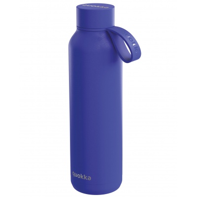 Quokka Solid, Nerezová láhev / termoska s poutkem Dusk Blue , 630ml, 40176 Quokka Solid, Nerezová láhev / termoska s poutkem Dusk Blue , 630ml, 40176