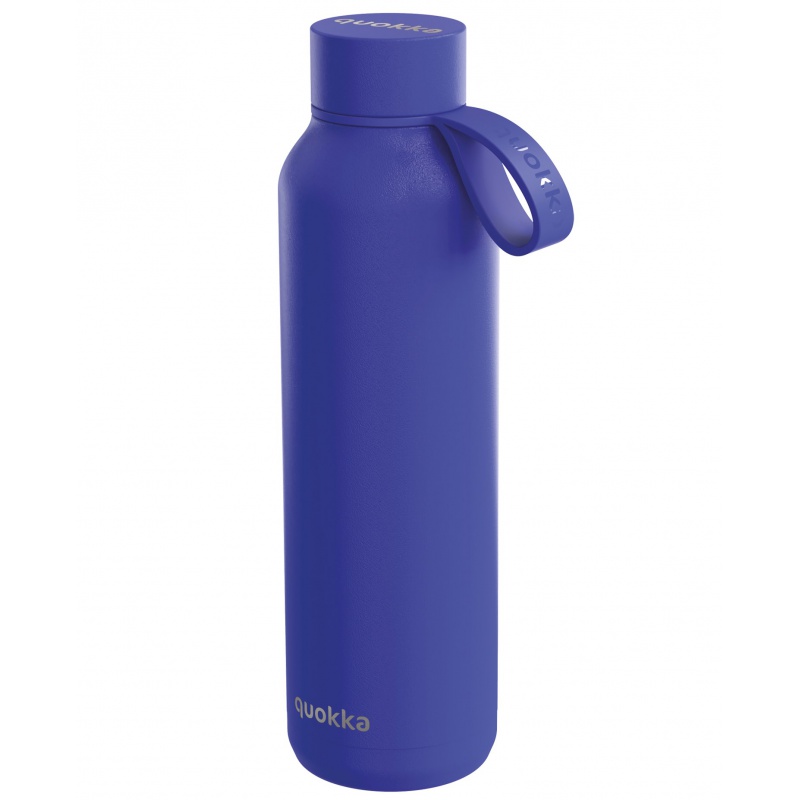 Quokka Solid, Nerezová láhev / termoska s poutkem Dusk Blue , 630ml, 40176 Quokka Solid, Nerezová láhev / termoska s poutkem Dusk Blue , 630ml, 40176