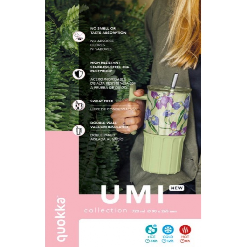 Quokka Umi, Nerezový termopohár Lavender, 720ml, 40094