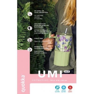 Quokka Umi, Nerezový termopohár Green Tea, 720ml, 40089 Quokka Umi, Nerezový termopohár Green Tea, 720ml, 40089