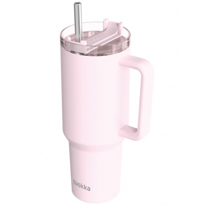 Quokka Stream, Nerezový XL termo pohár Light Pink, 1200ml, 40047 Quokka Stream, Nerezový XL termo pohár Light Pink, 1200ml, 40047