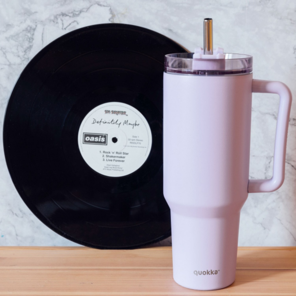 Quokka Stream, Nerezový XL termo pohár Purple, 1200ml, 40045