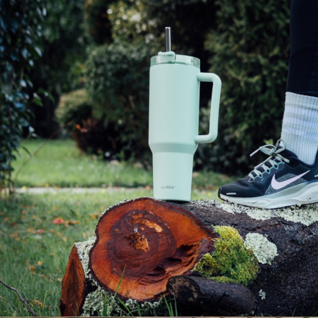 Quokka Stream, Nerezový XL termo pohár Turquoise, 1200ml, 40046