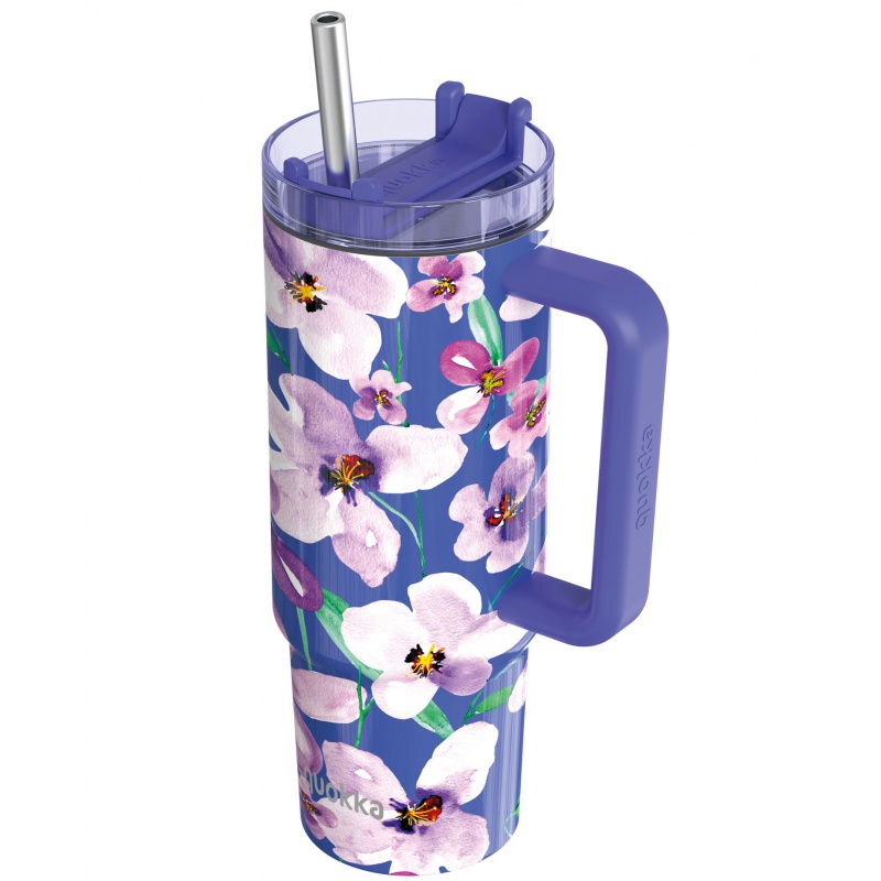 Quokka Stream, Nerezový termo pohár Flower Dusk, 950ml, 40032 Quokka Stream, Nerezový termo pohár Flower Dusk, 950ml, 40032