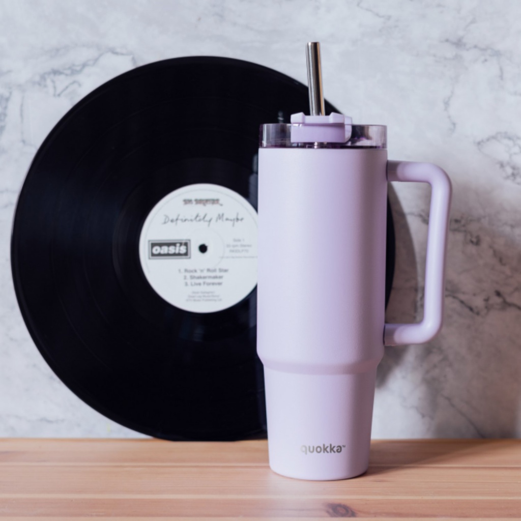 Quokka Stream, Nerezový termo pohár Purple, 950ml, 40035