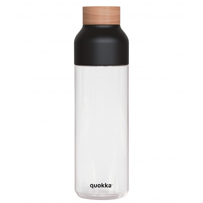 Fľaša na vodu Quokka Ice Black – plastová fľaša 840 ml