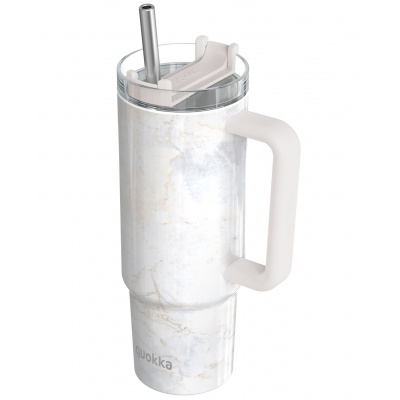 Quokka Vibe Smartgrip, Nerezový termo pohár Marble, 880ml, 40372 Quokka Vibe Smartgrip, Nerezový termo pohár Marble, 880ml, 40372