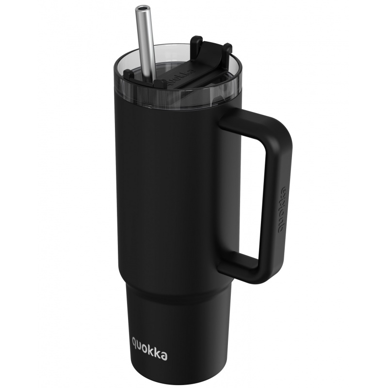 Quokka Vibe Smartgrip, Nerezový termo pohár Black, 880ml, 40380 Quokka Vibe Smartgrip, Nerezový termo pohár Black, 880ml, 40380