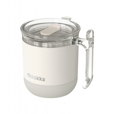 Quokka Wave Smartgrip, Nerezový termo hrnek Ivory, 260ml, 40274 Quokka Wave Smartgrip, Nerezový termo hrnek Ivory, 260ml, 40274