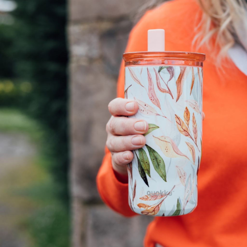 Quokka Mist, Nerezový termo pohár Falling Leaves, 720ml, 40167