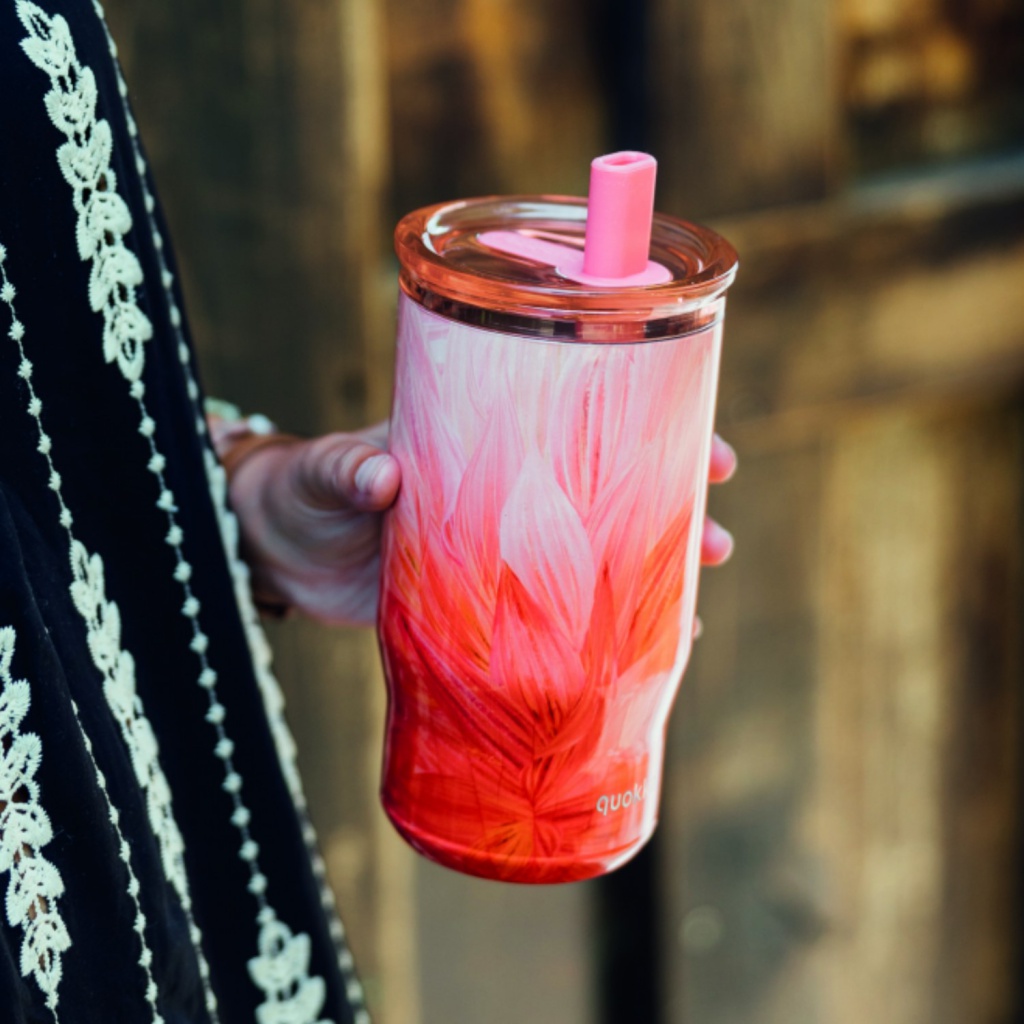 Quokka Mist, Nerezový termo pohár Peach Petals, 720ml, 40166